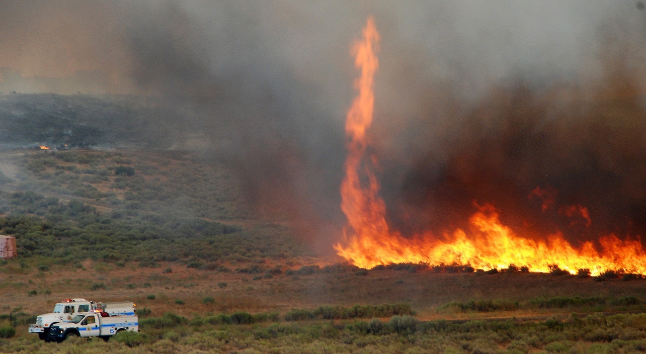 Hauptursache Klimawandel? Brand in Kalifornien. Bild: Keystone