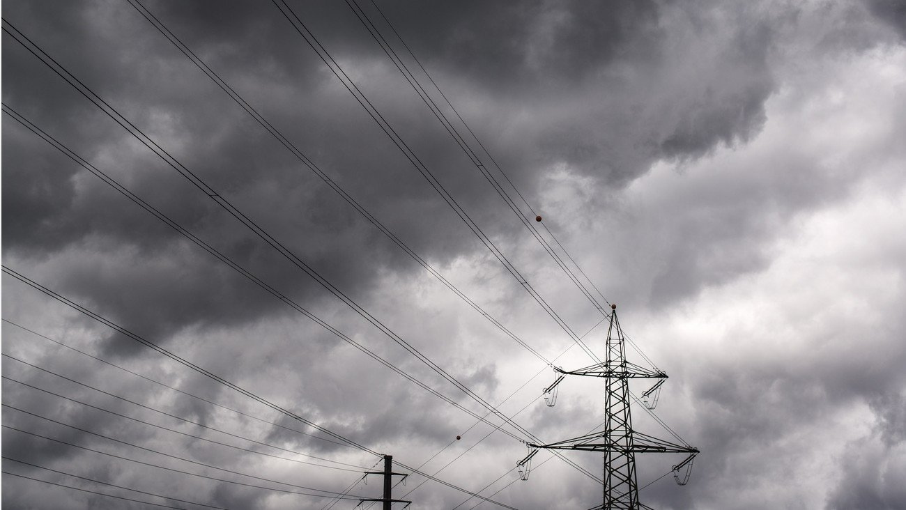 Dunkle Wolken am Himmel der Schweizer Stromversorgung. Bild: Keystone