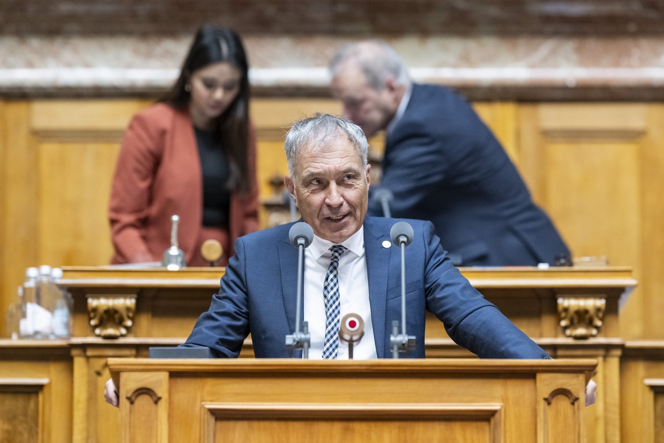 Nationalrat Rémy Wyssmann (SVP) hat bei den parlamentarischen Geschäftsprüfungskommissionen Beschwerde gegen das Vorgehen und die Kommunikation des Bundesrats bei den neuen EU-Rahmenverträgen eingereicht. Bild: Keystone
