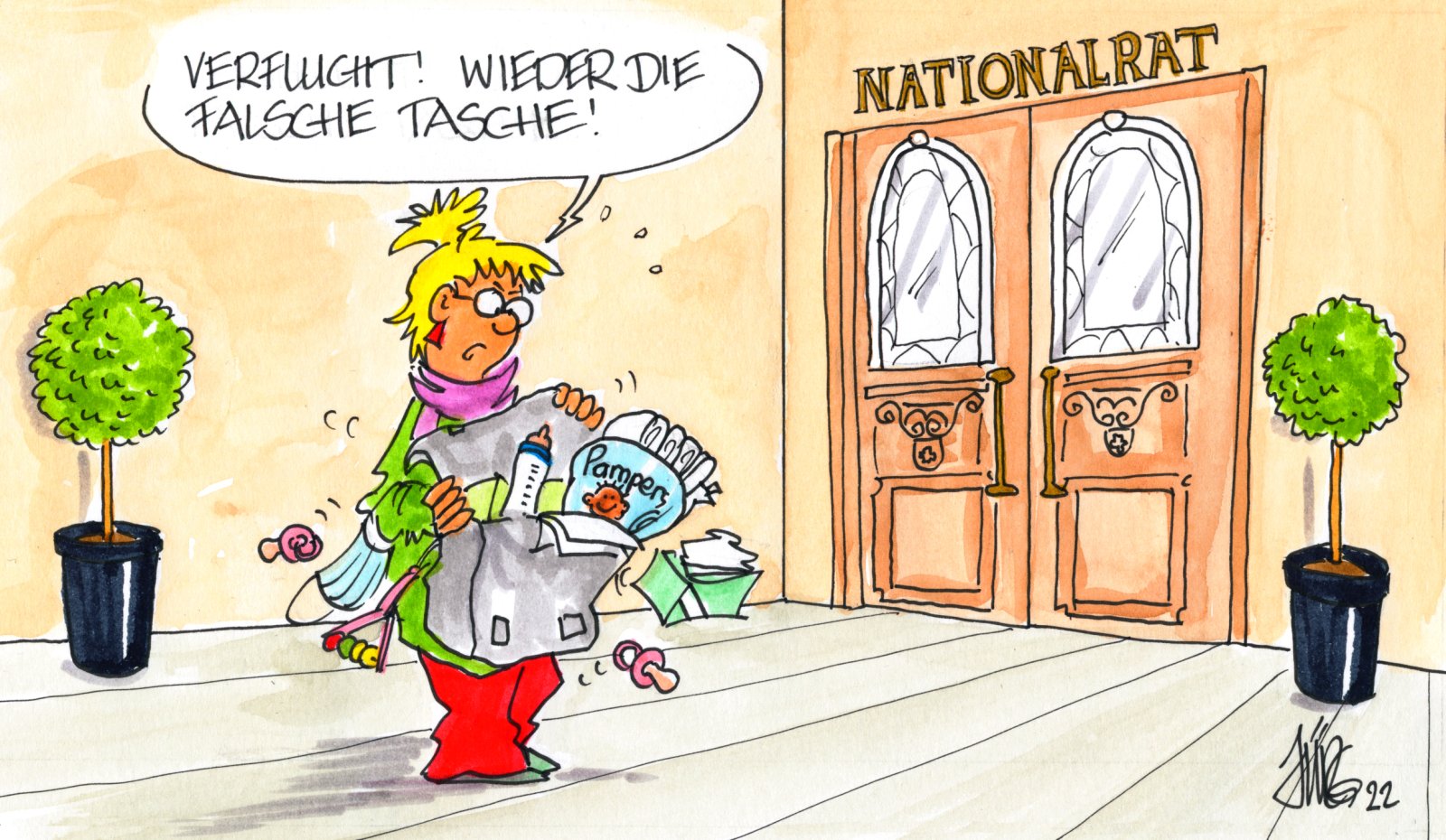 Auch eine Kinderkrippe löst nicht alle Probleme rund um die vereinbarkeit von Amt und Familie