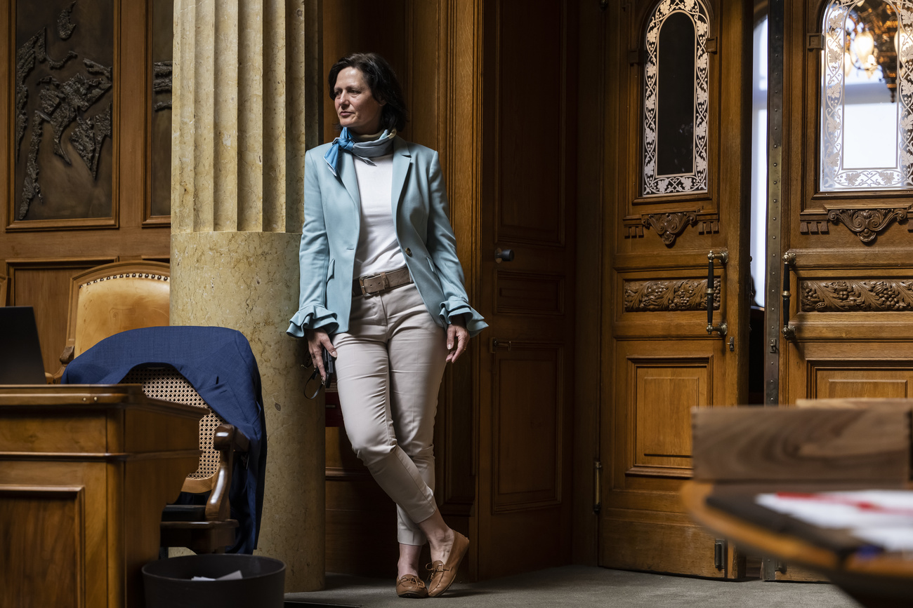 SVP-Nationalrätin Monika Rüegger (OW) spricht sich klar gegen den Frauenstreik aus. (Bild: Kesystone / Alessandro della Valle)