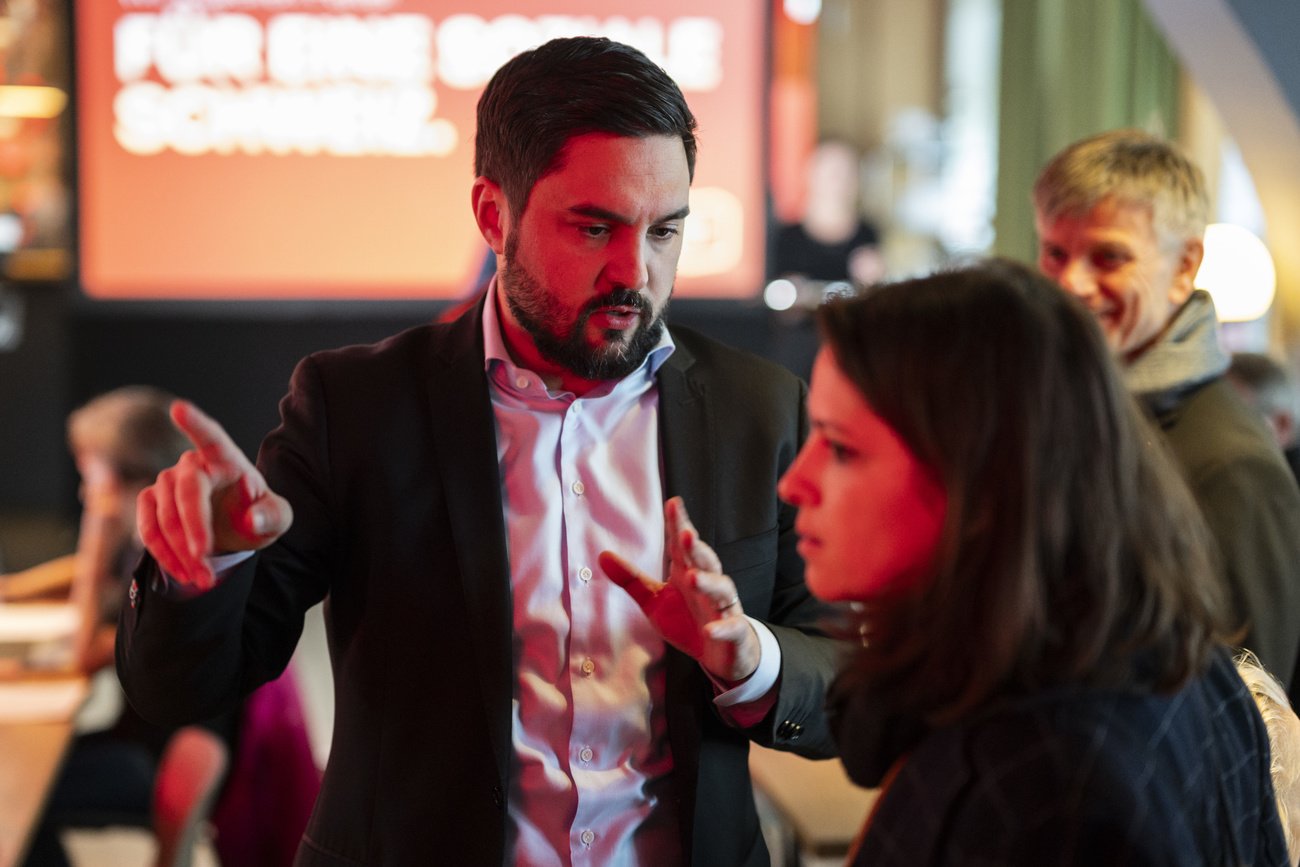 Ziel ist der Cassis Coup und damit neue Mehrheitsverhältnisse im Bundesrat: SP-Spitze Mattea Meyer und Cédric Wermuth. (Bild: Keystone)