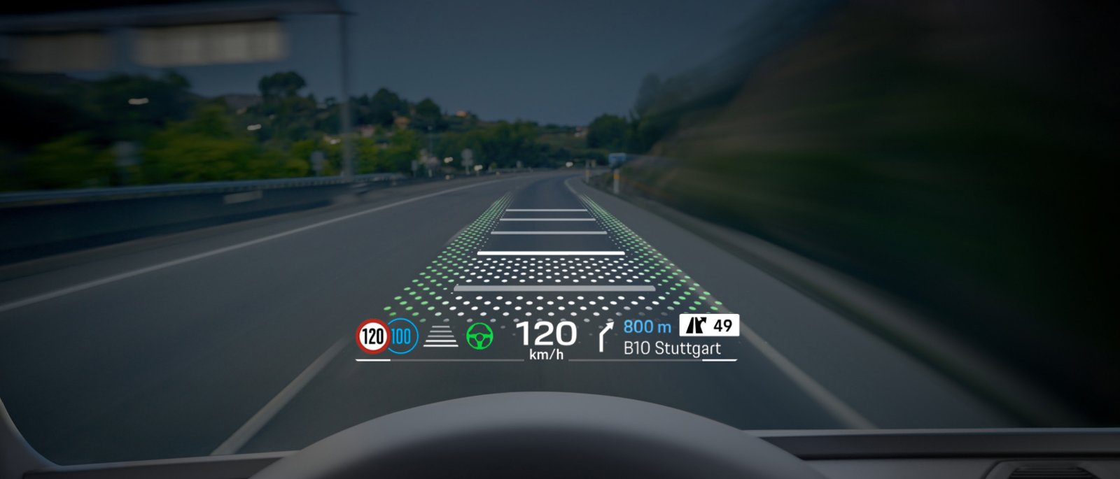 Fährt man zu schnell, warnt das System. Und speichert es bei einem Unfall. (Bild: Porsche)