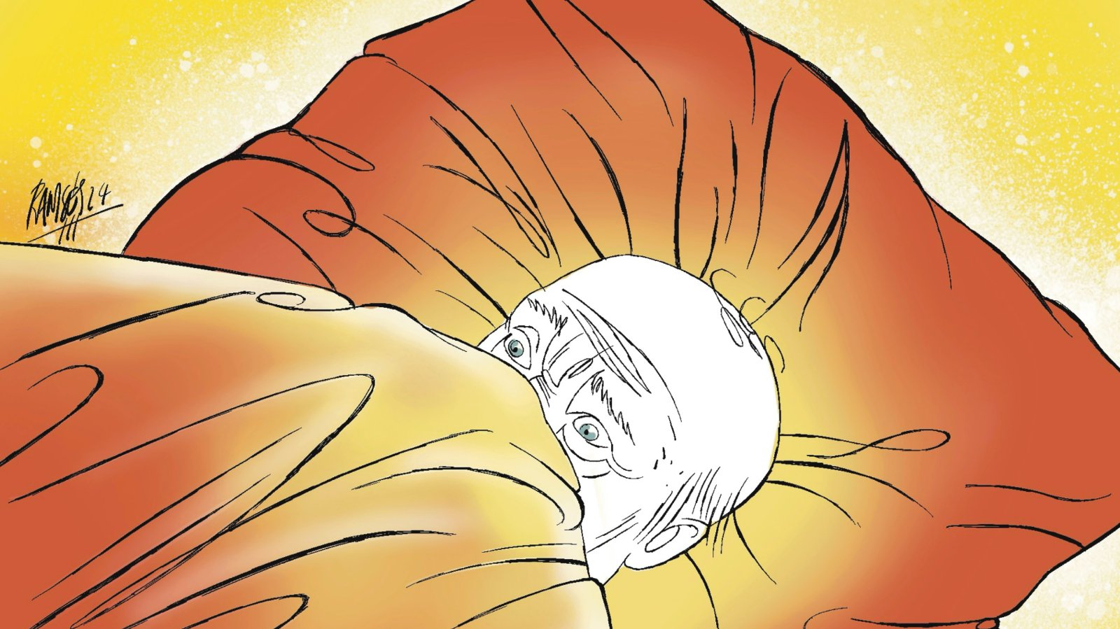 «Die Welt ist verrückt geworden»: Karikatur: Ramsés