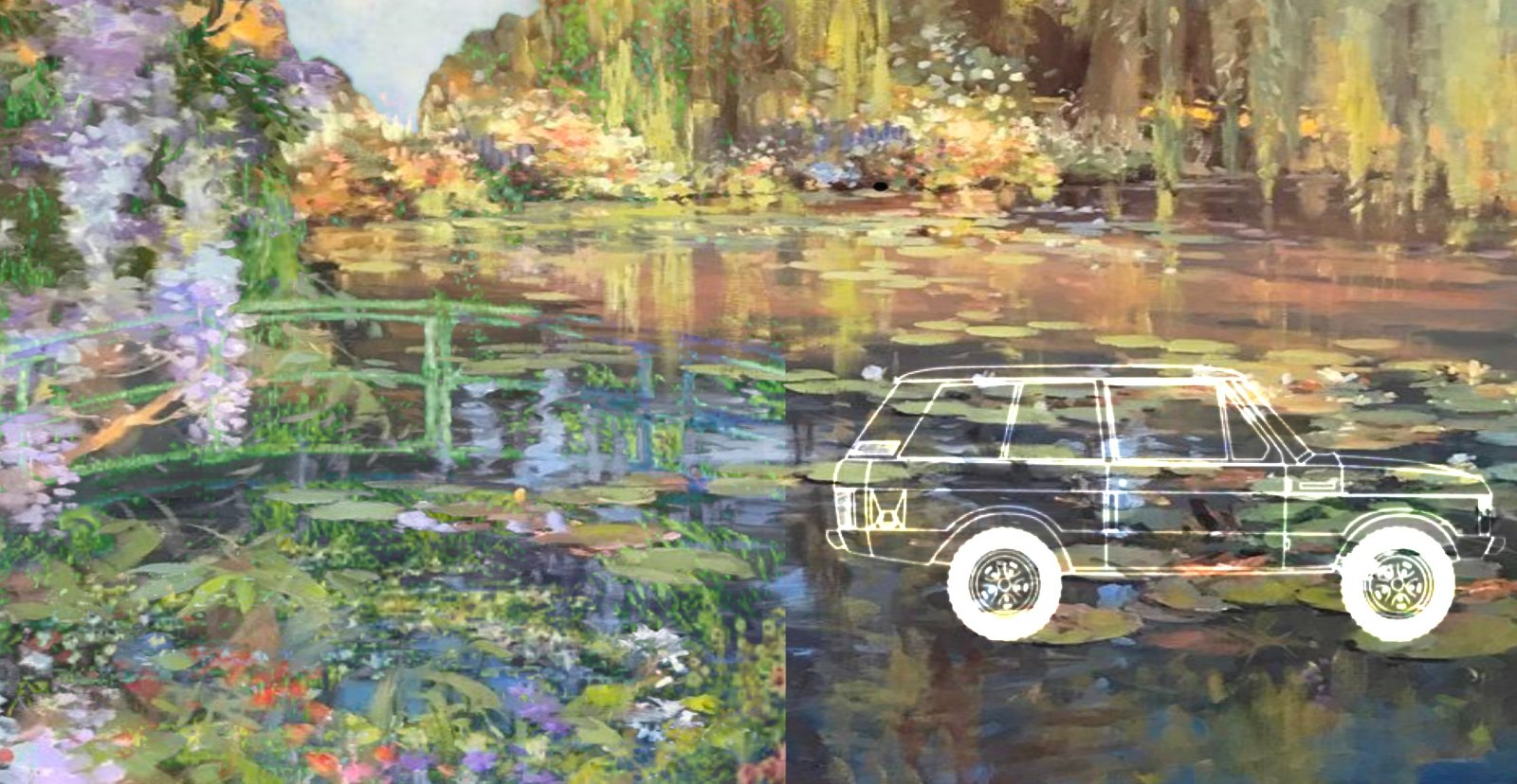  «Weisch no, wommer mit däm Range Rover chli a dere Holzbrugg zoge händ?» / Collage: Dominique Feusi