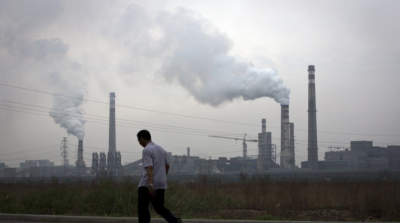 Unzulässige Verschmischung von Luftschadstoffen und Klimagasen: Industrie in China. Bild: Keystone