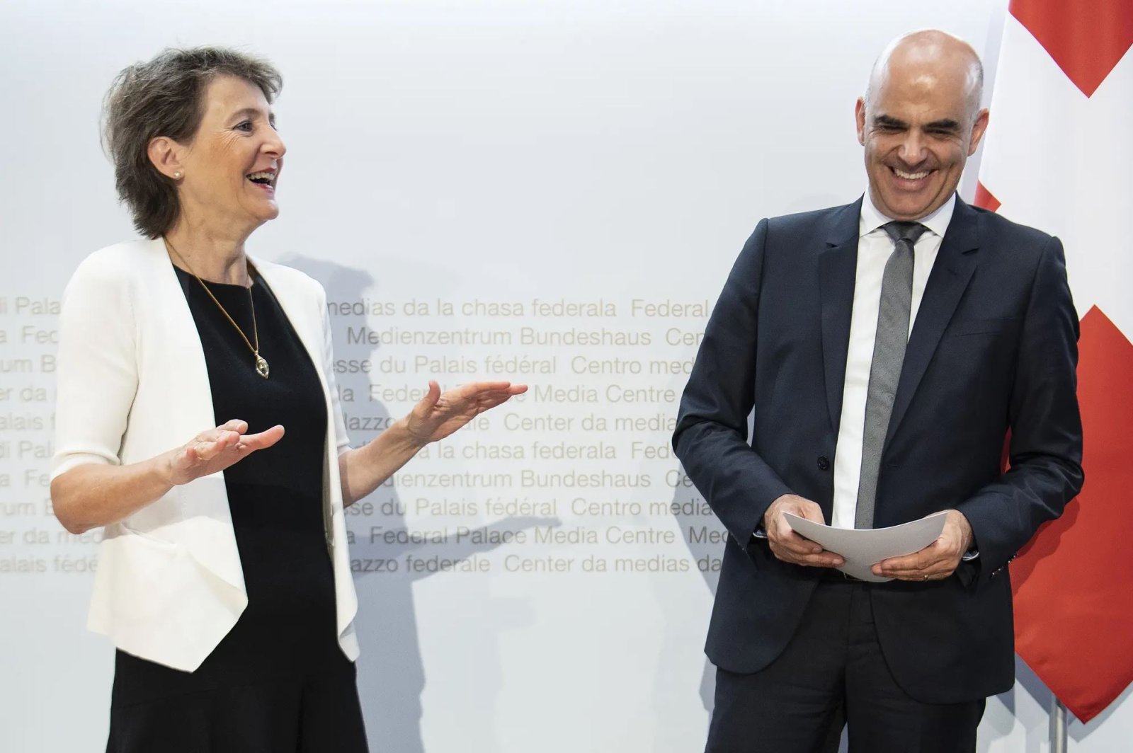 Simonetta Sommaruga und Alain Berset: Wer geht? Keiner. Freiwillig.