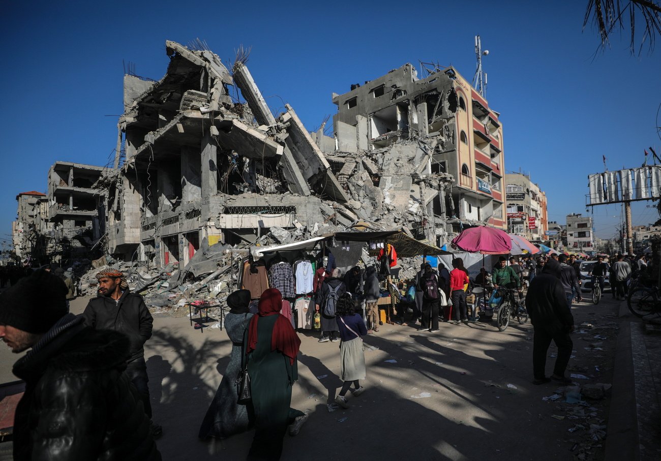 Zerstörtes Gaza. Bild: Keystone