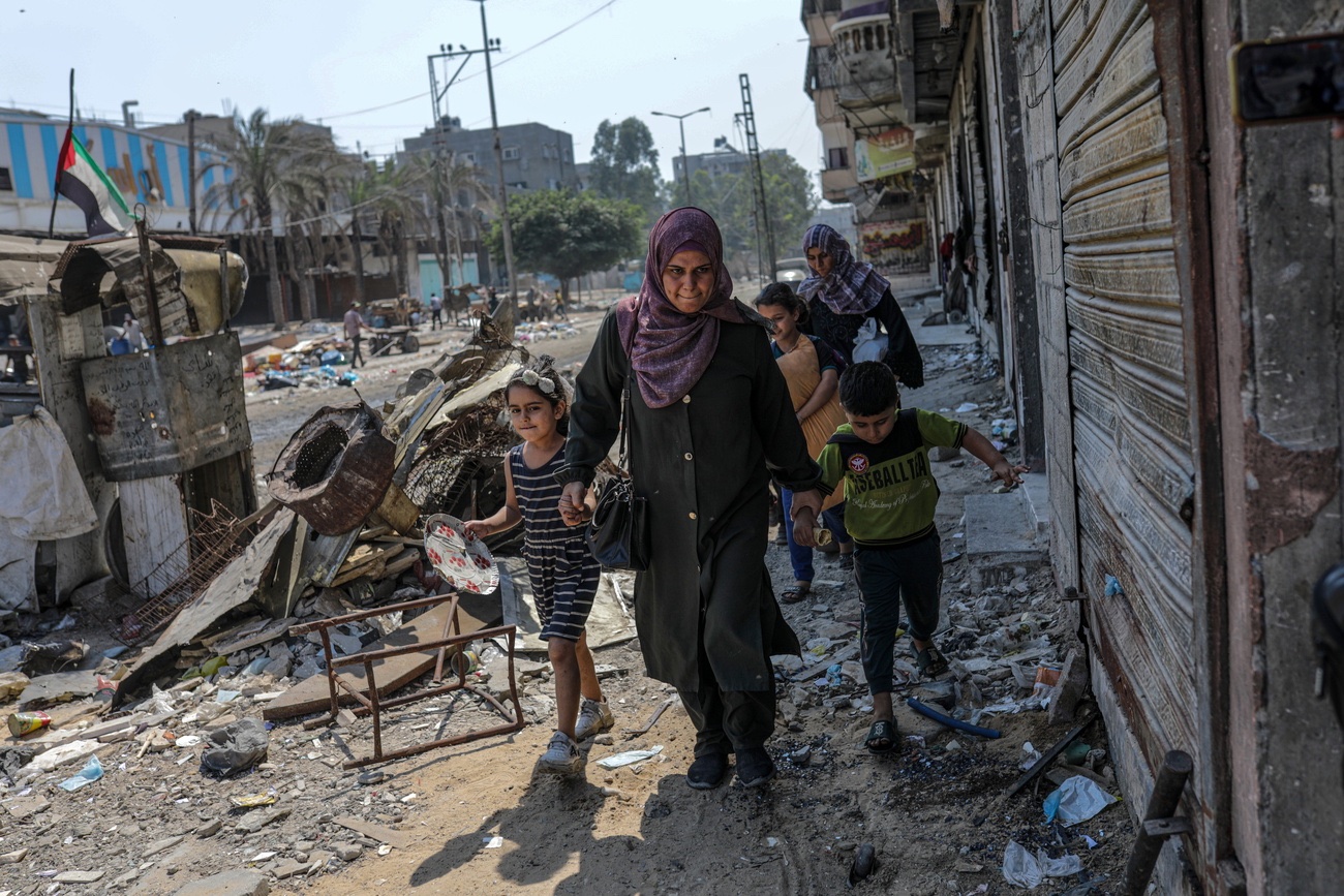 Zerstörtes Gaza. Bild: Keystone