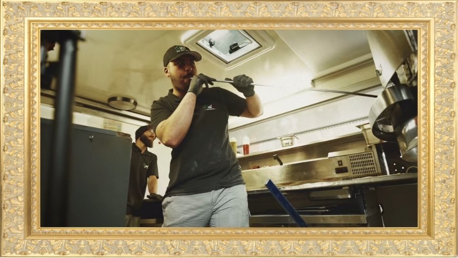Bild aus besseren Tagen: Pizzaiolo Angelo DaNazaret. Screenshot: Facebook