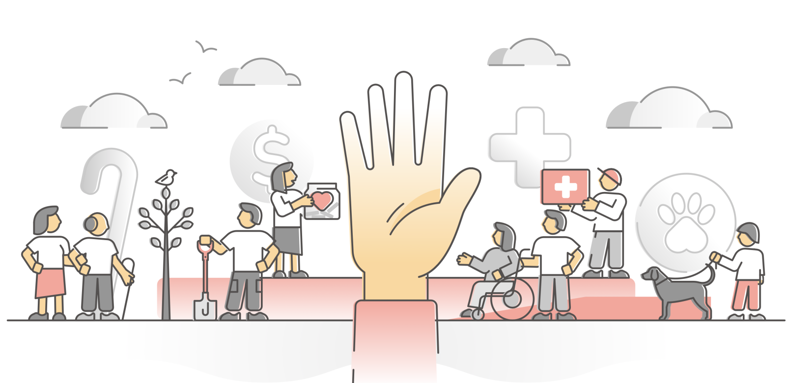 Die Schweiz hilft. Hilft sie richtig? (Bild: Shutterstock)