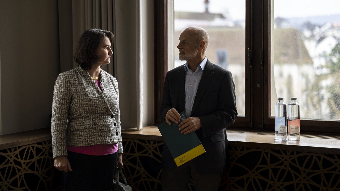 Das Tief- und das Hochbaudepartement der Stadt Zürich werden von SP-Stadträten geleitet: Simone Brander und André Odermatt. Bild: Keystone