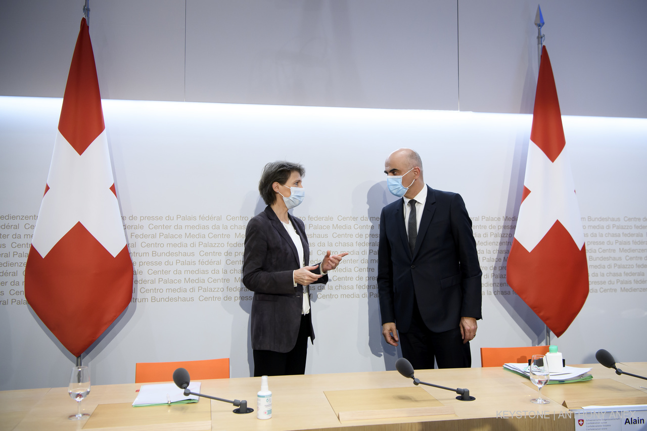 Immer mehr Macht: Die Bundesräte Simonetta Sommaruga und Alain Berset. Foto: Keystone