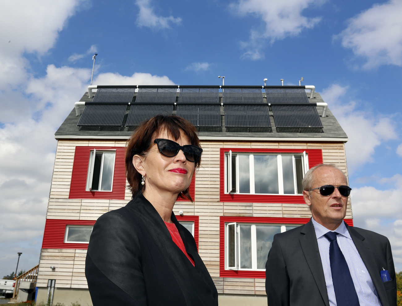 Leitete die heutige Subventionspolitik ein: Bundesrätin Doris Leuthard (Mitte). (Archivbild: Keystone)