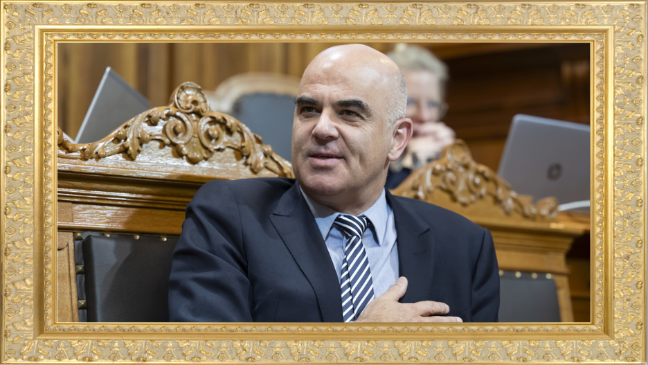 Gemäss Psychiater Gregor Hasler erlitt Berset im Bundesrat ein «Bore-Out». Bild: Keystone
