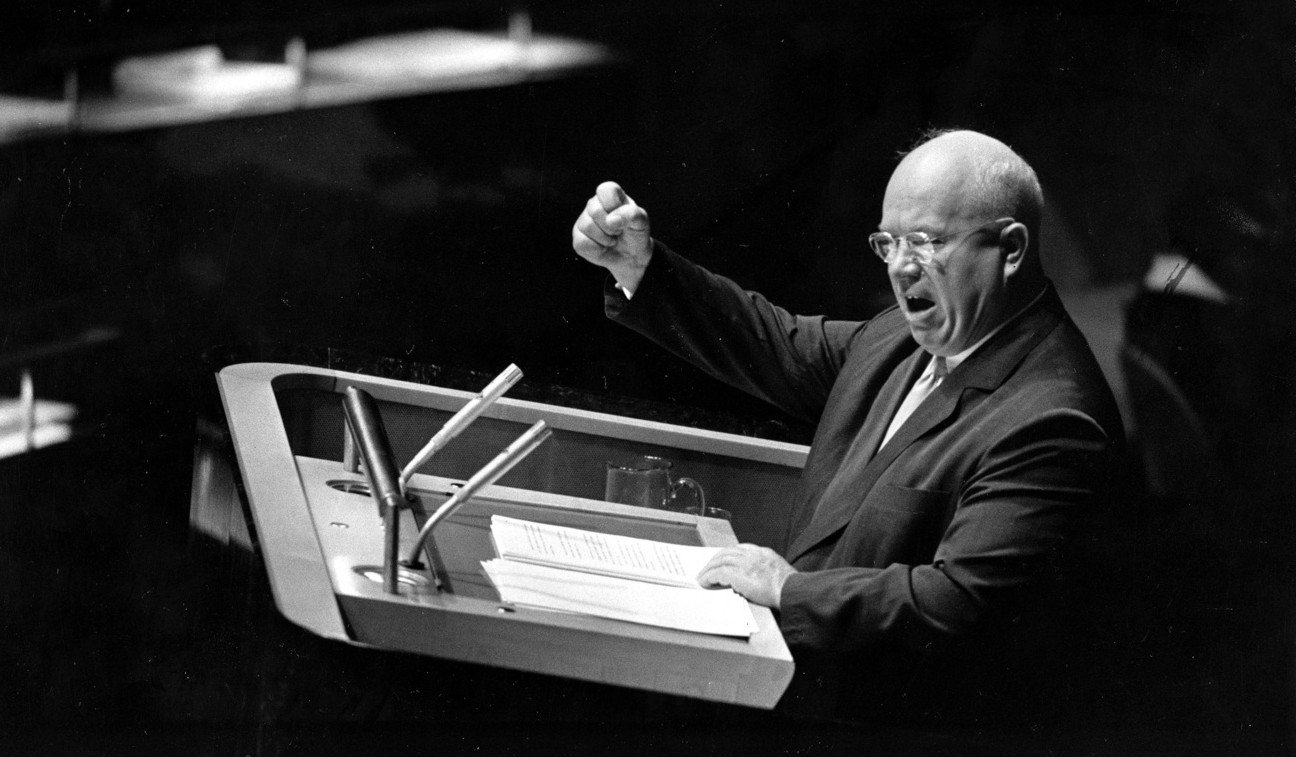 Verheimlichung als Prinzip: Nikita Chrustschow, Machthaber in der Sowjetunion von 1953 bis 1964. Bild: Keystone