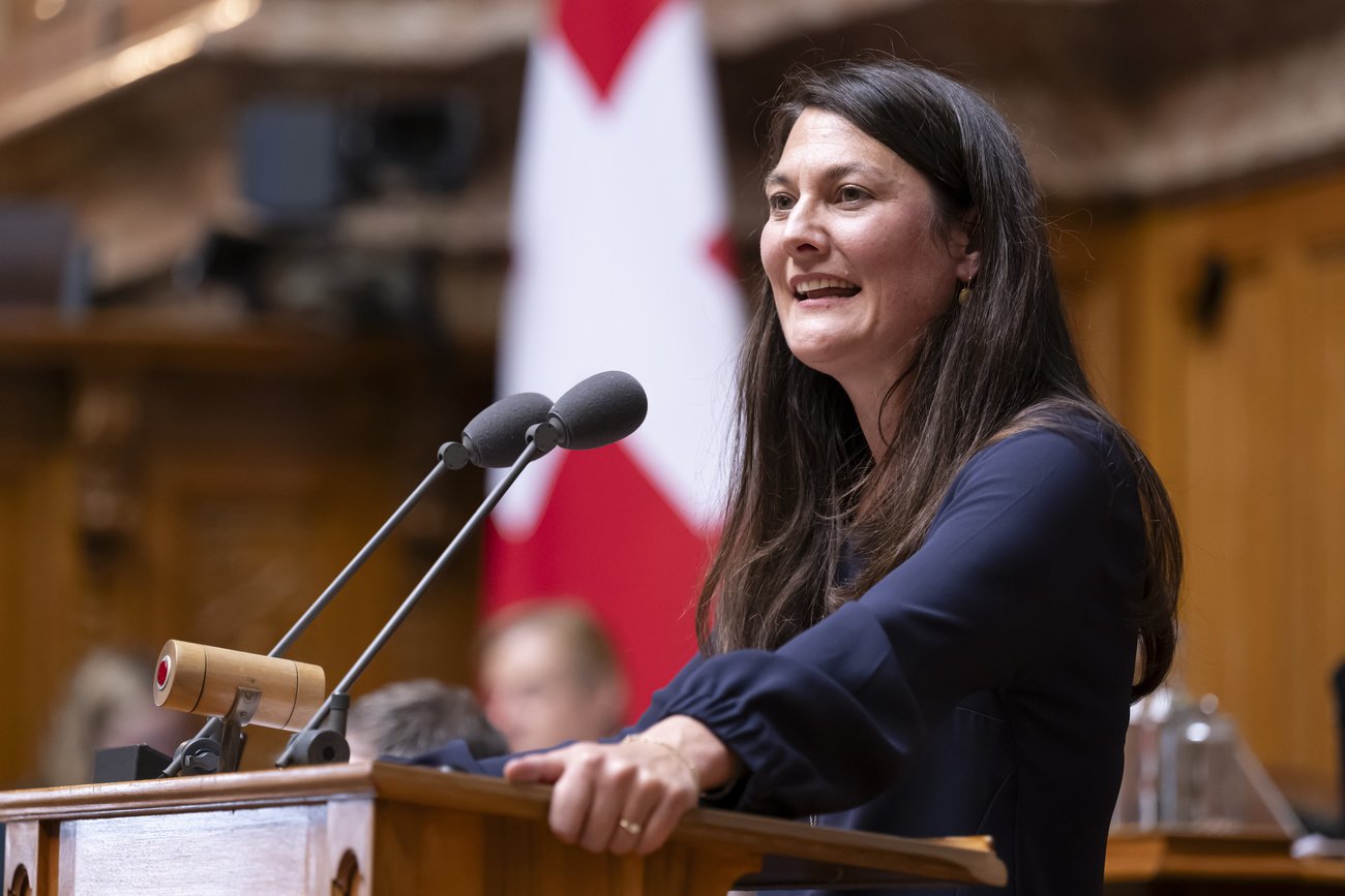 Tiana Angelina Moser, Nationalrätin der GLP (ZH), Ständeratskandidatin der Linken. Bild: Keystone