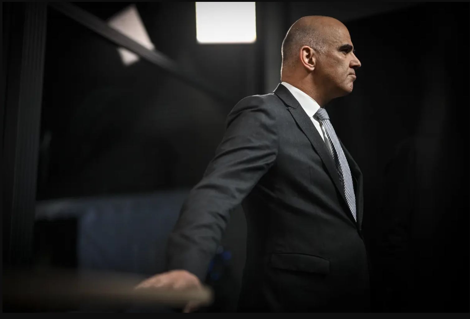 Alain Berset, Bundespräsident des Jahres 2023.