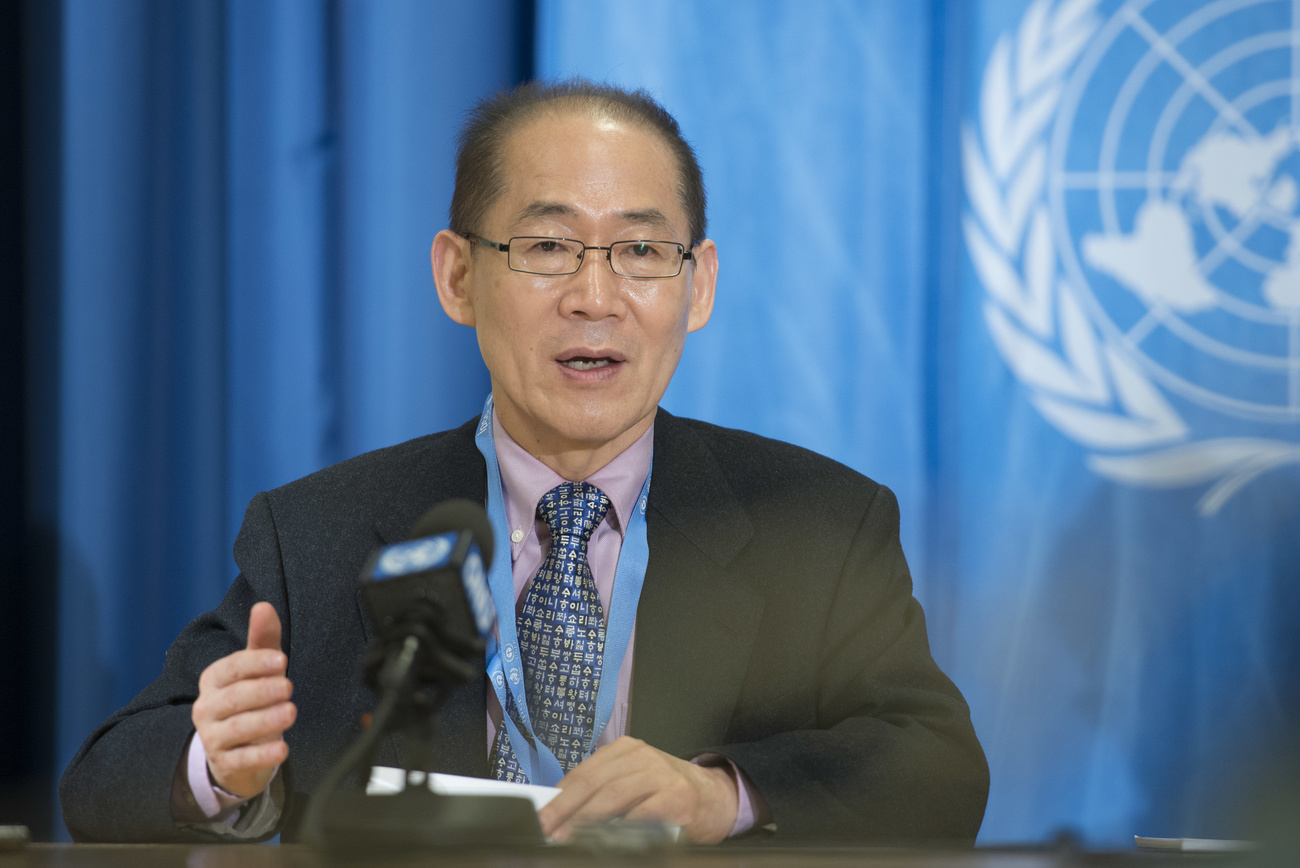 Happpige Vorwürfe an den Weltklimarat IPCC  unter Führung des Südkoreaners Hoesung Lee. Bild: Keystone