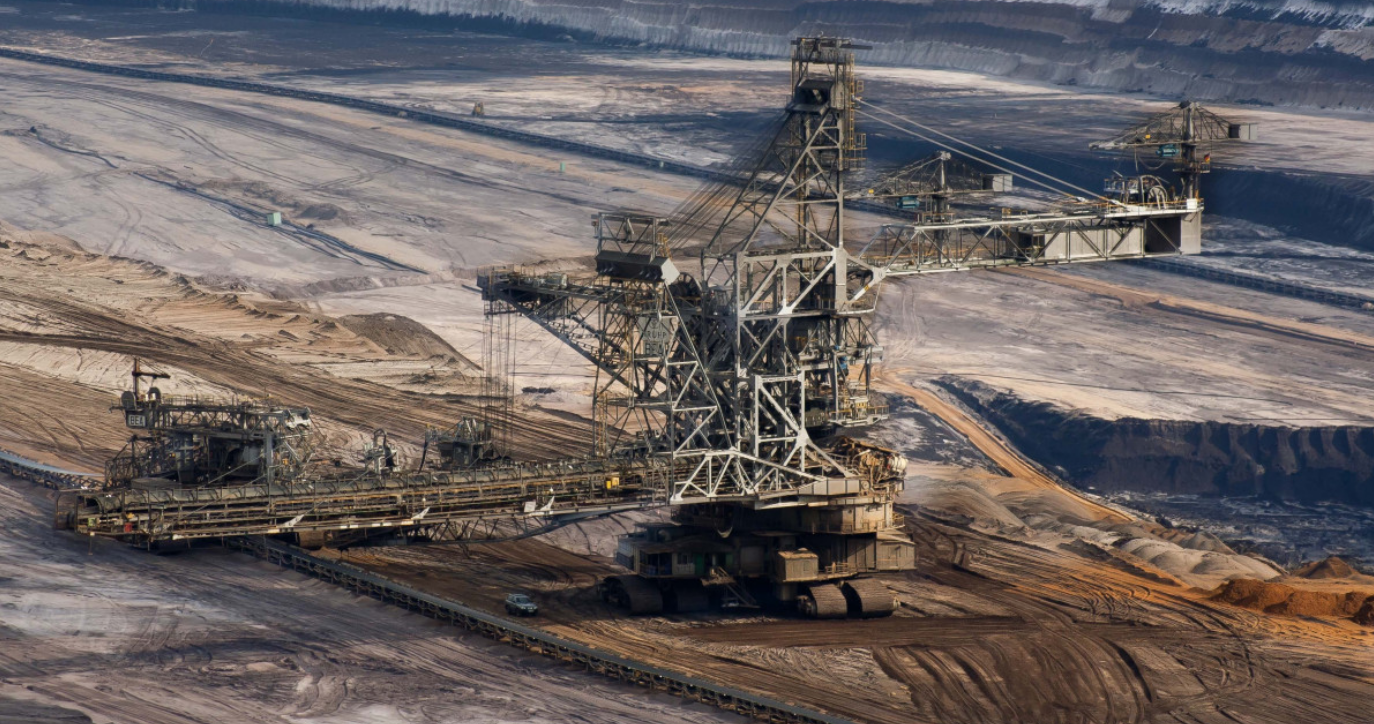 Keine Spur von Ressourcenmangel: Kohleabbau im deutschen Garzweiler. Bild: CC