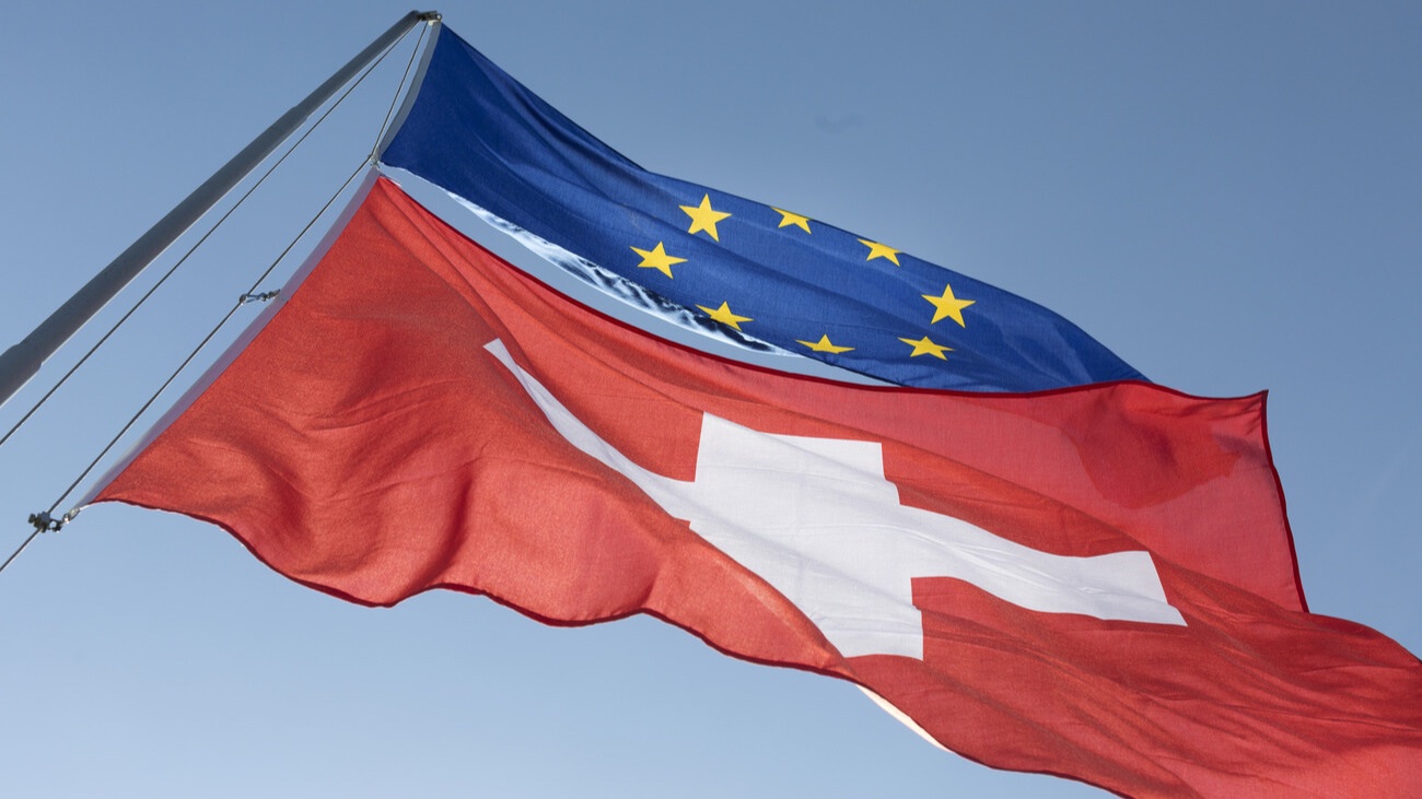 Wie steht es um die Beziehung der Schweiz zur EU? Bild: Keystone