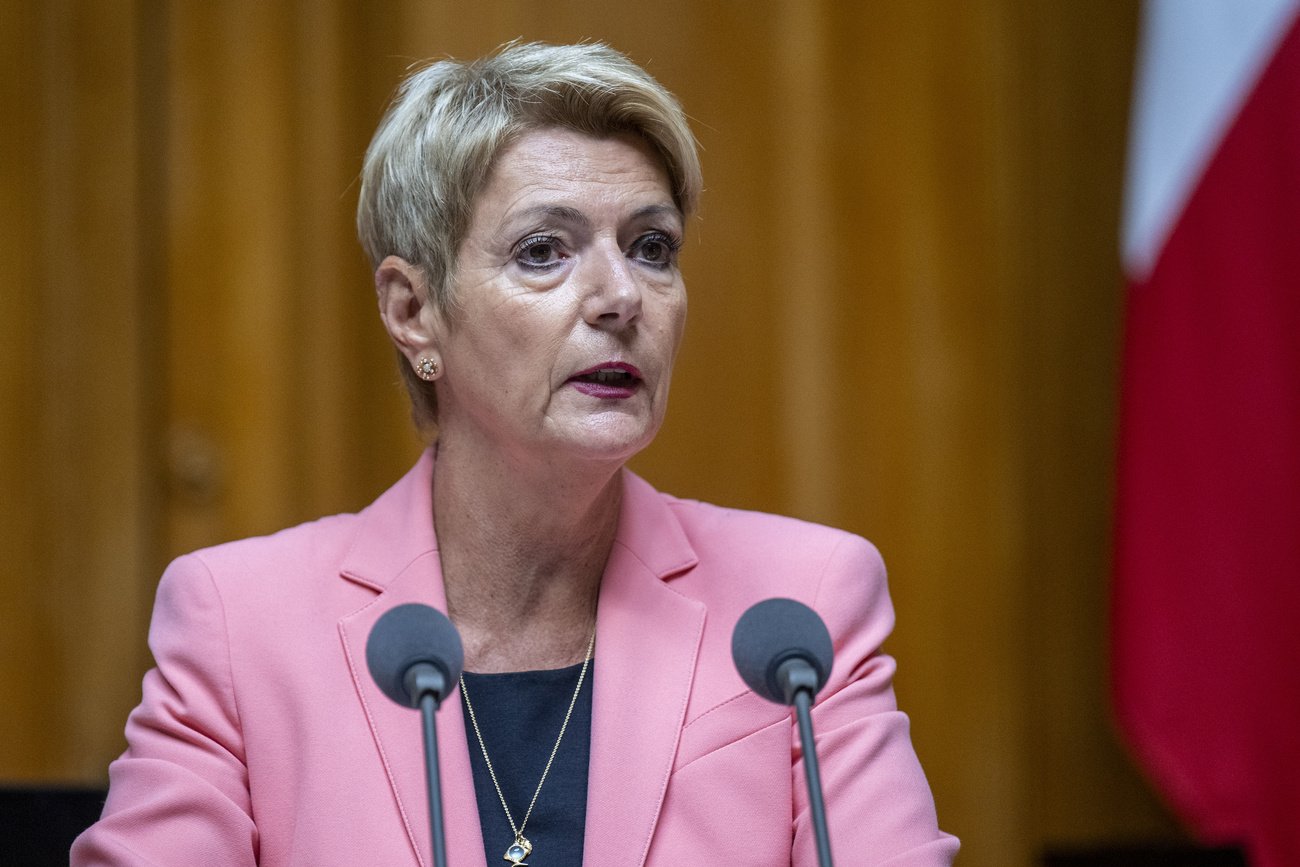 Karin Keller-Sutters Entlastungsprogramm kommt in die Finanzkommission des Ständerates. Bild: Keystone