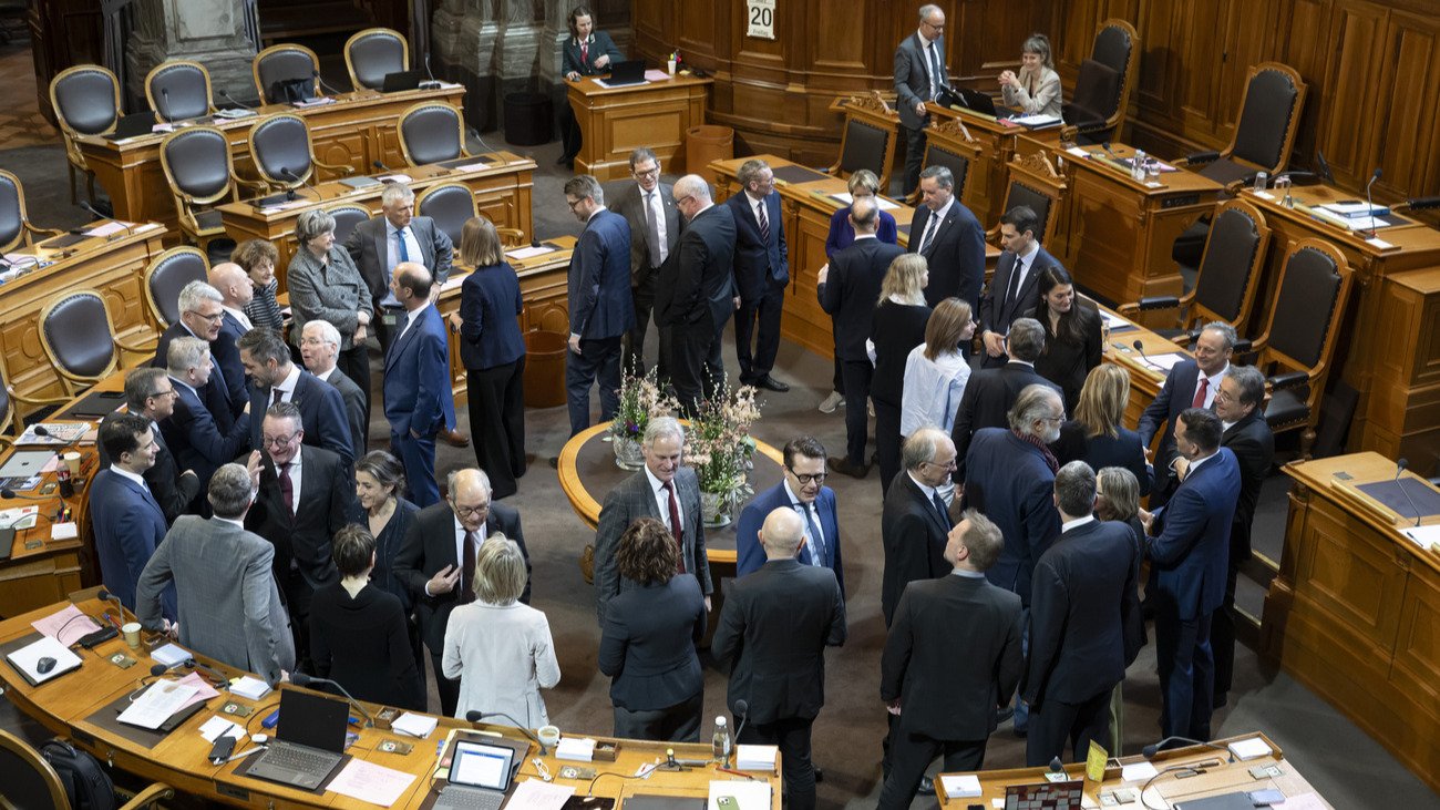 Der Ständerat bezeichnet sich, reichlich unbescheiden, als «Chambre de Réflexion». Bild: Keystone