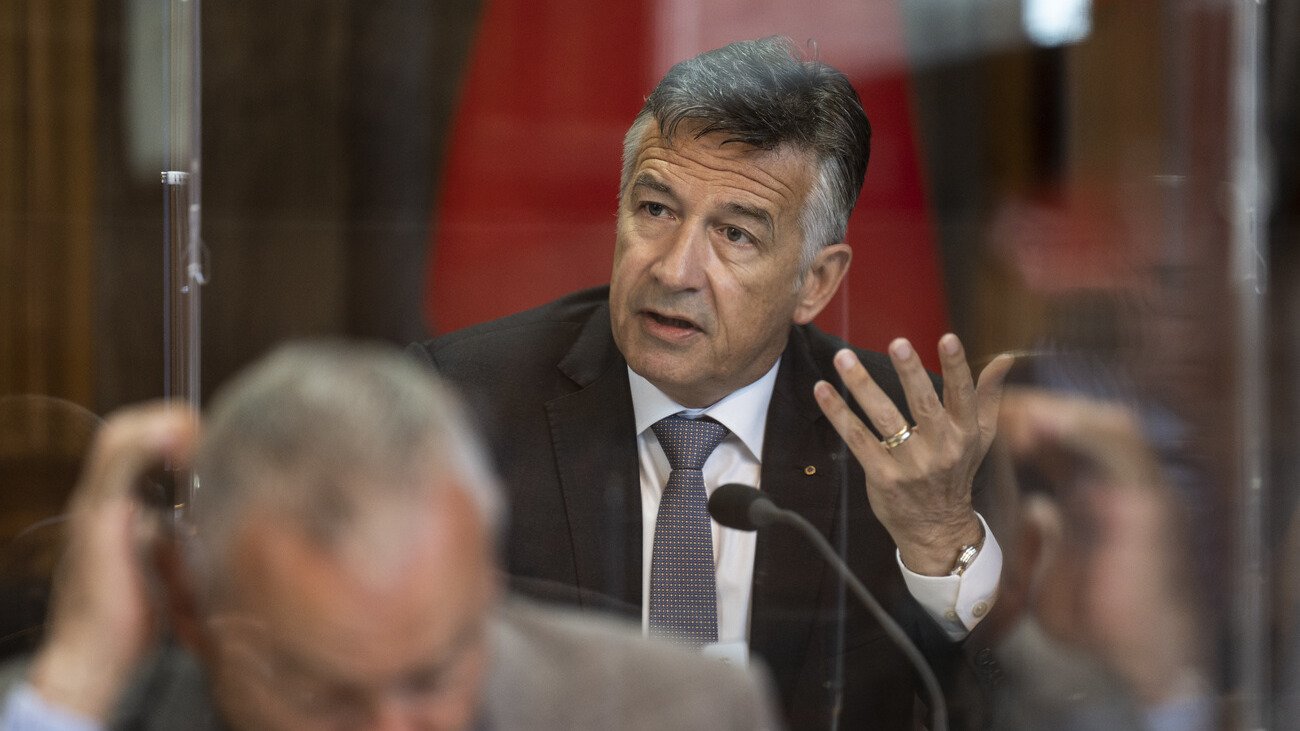 Hans Wicki ist der Präsident der WAK-S und des Verbands «Bauenschweiz». Bild: Keystone 