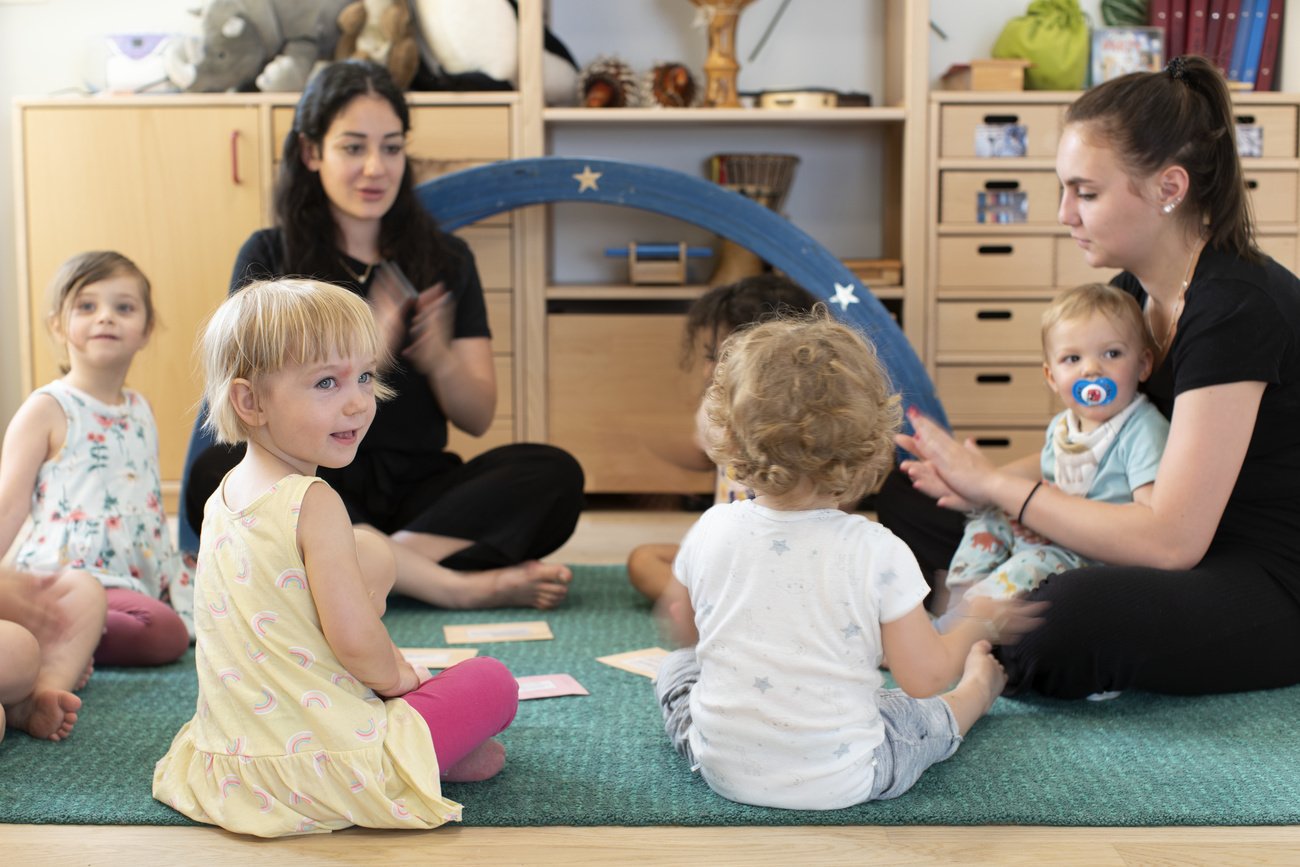 Statt Anschubfinanzierung soll die familienexterne Kinderbetreuung dauerhaft staatlich finanziert werden. Bild: Keystone