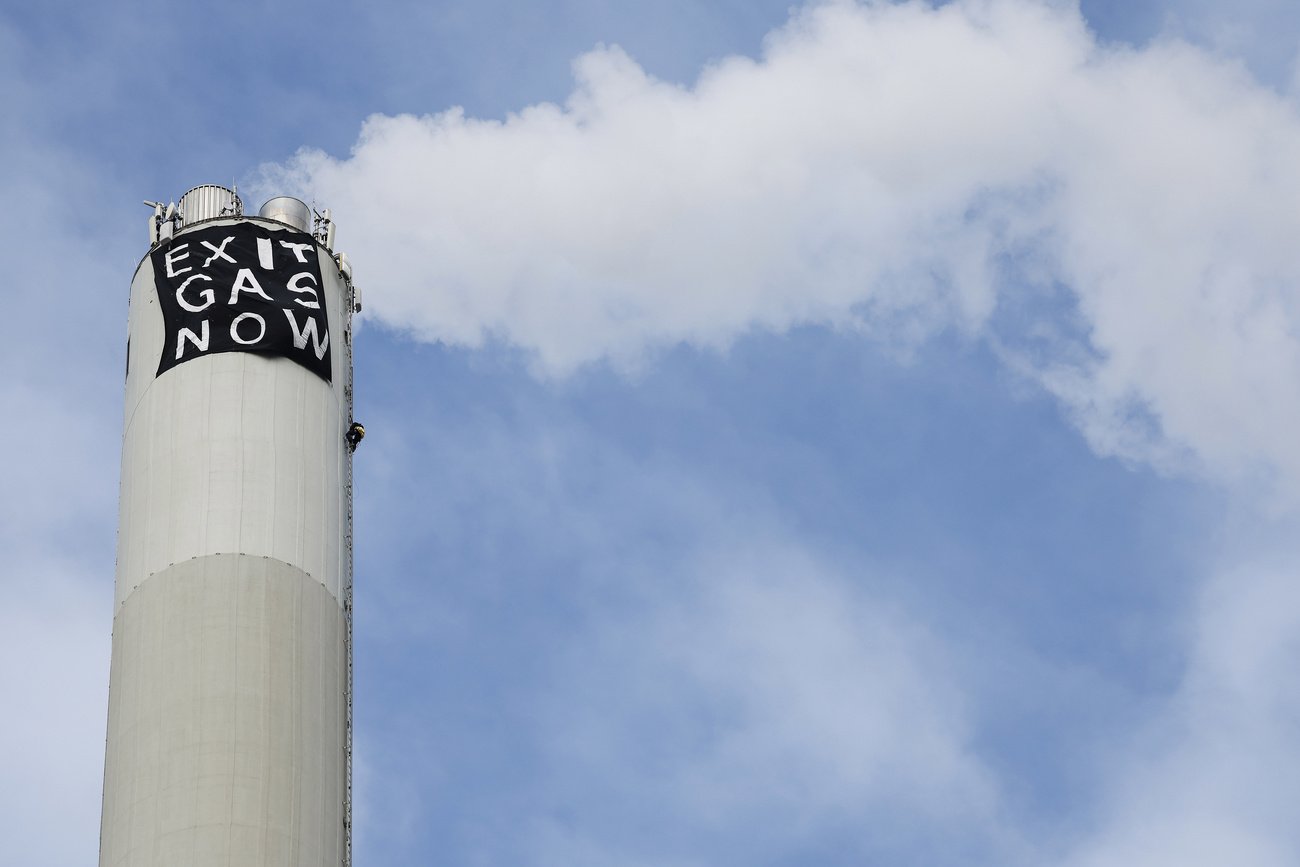 «Die Einhaltung des 1,5-Grad-Ziels zu kontrollieren, ist wissenschaftlich, menschlich und journalistisch geboten»: Protest gegen ein Gaskraftwerk im deutschen Erlangen, März 2023. Bild: Keystone