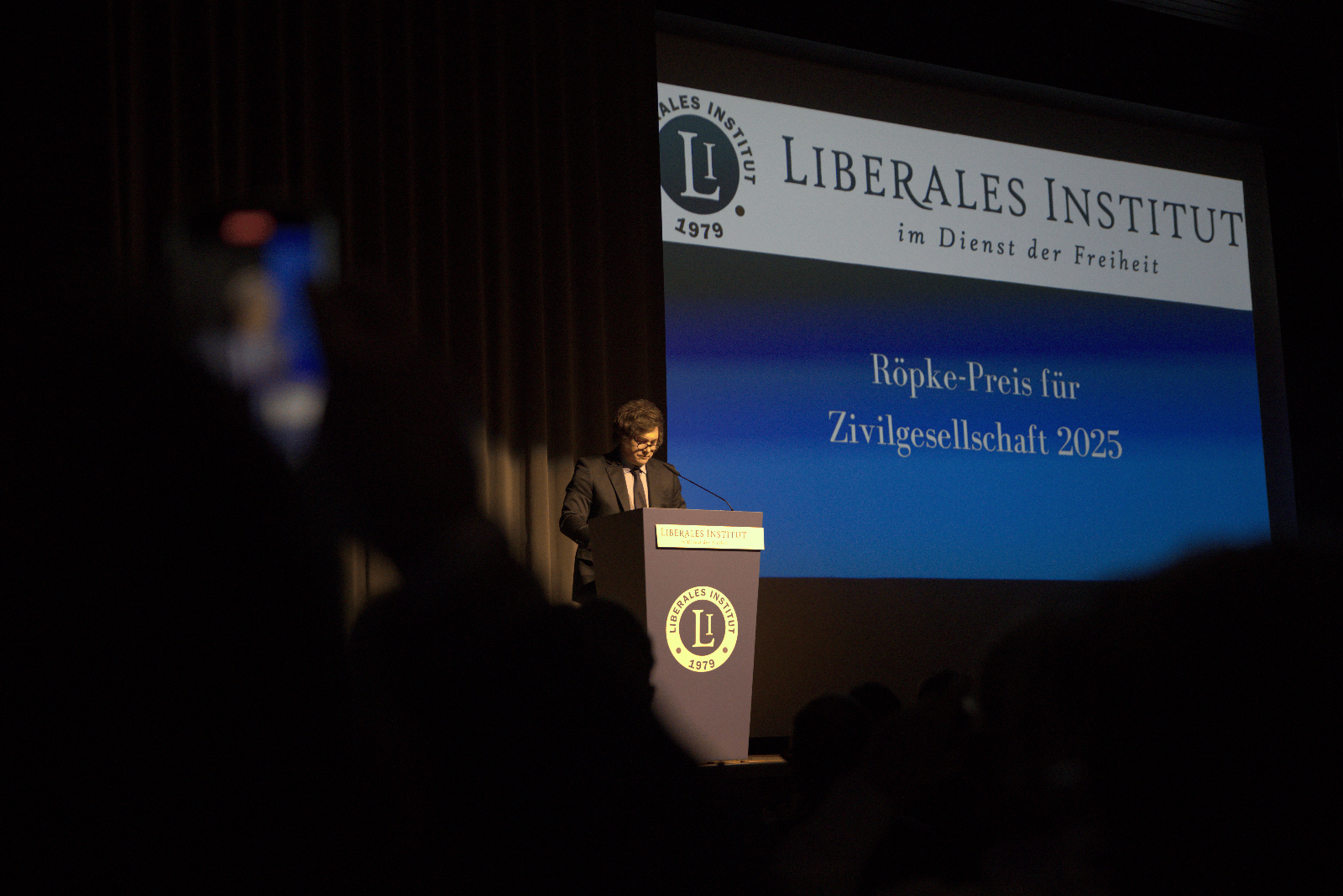 Javier Milei in Zürich-Kloten. Bild: zVg