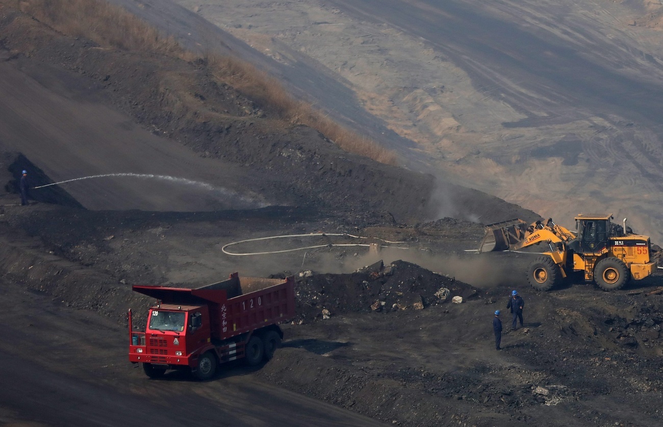 Kohleförderung in China. Bild: Keystone