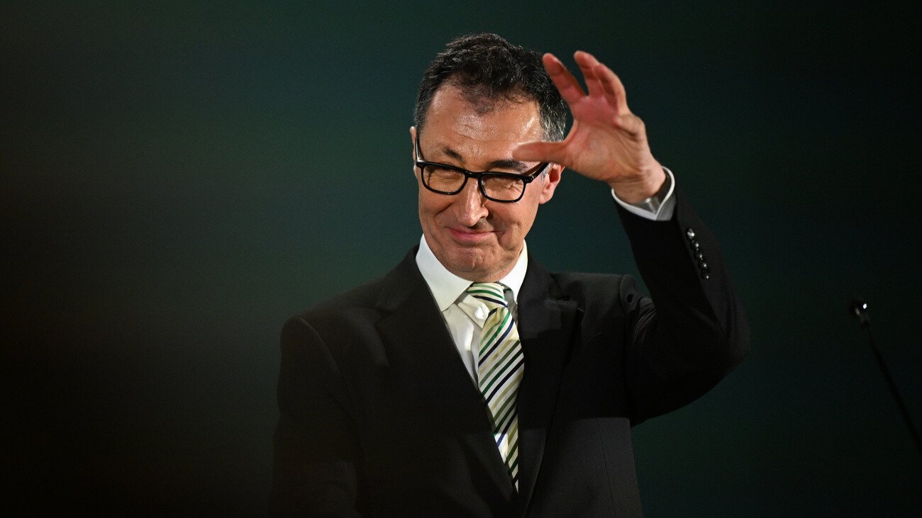 Cem Özdemir (Grüne), Wahlsieger und möglicher Ministerpräsident. Bild: Keystone