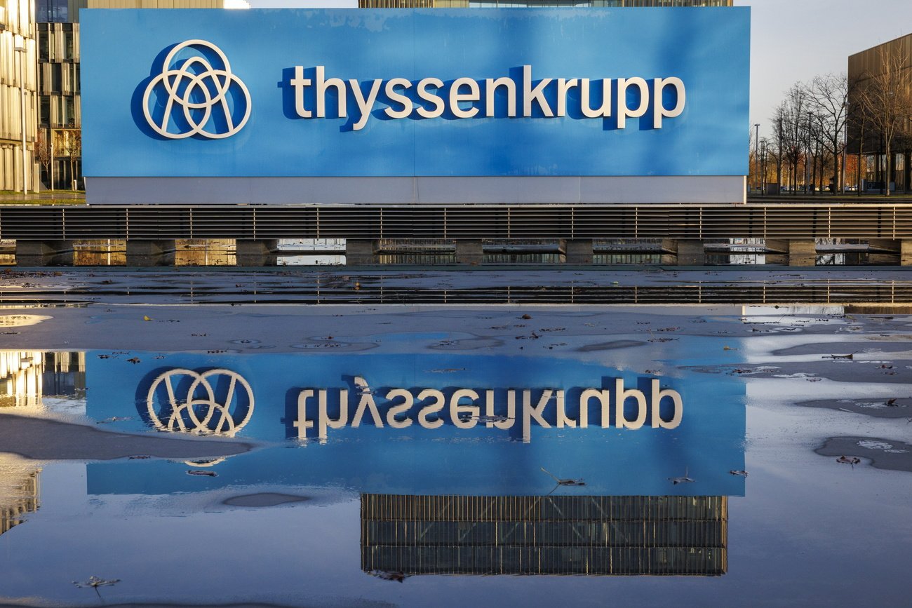 Subventionen für ein Ziel, das gar nicht erricht werden kann: Industriekonzern Thyssenkrupp. Bild: Keystone