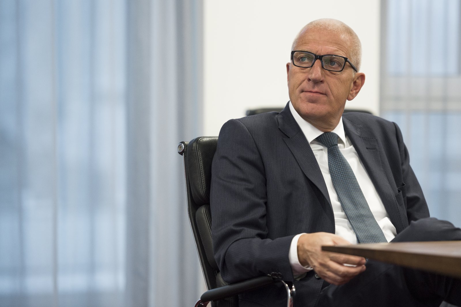 Pierin Vincenz in seiner Zeit als CEO von Raiffeisen Schweiz. (Bild: Keystone)
