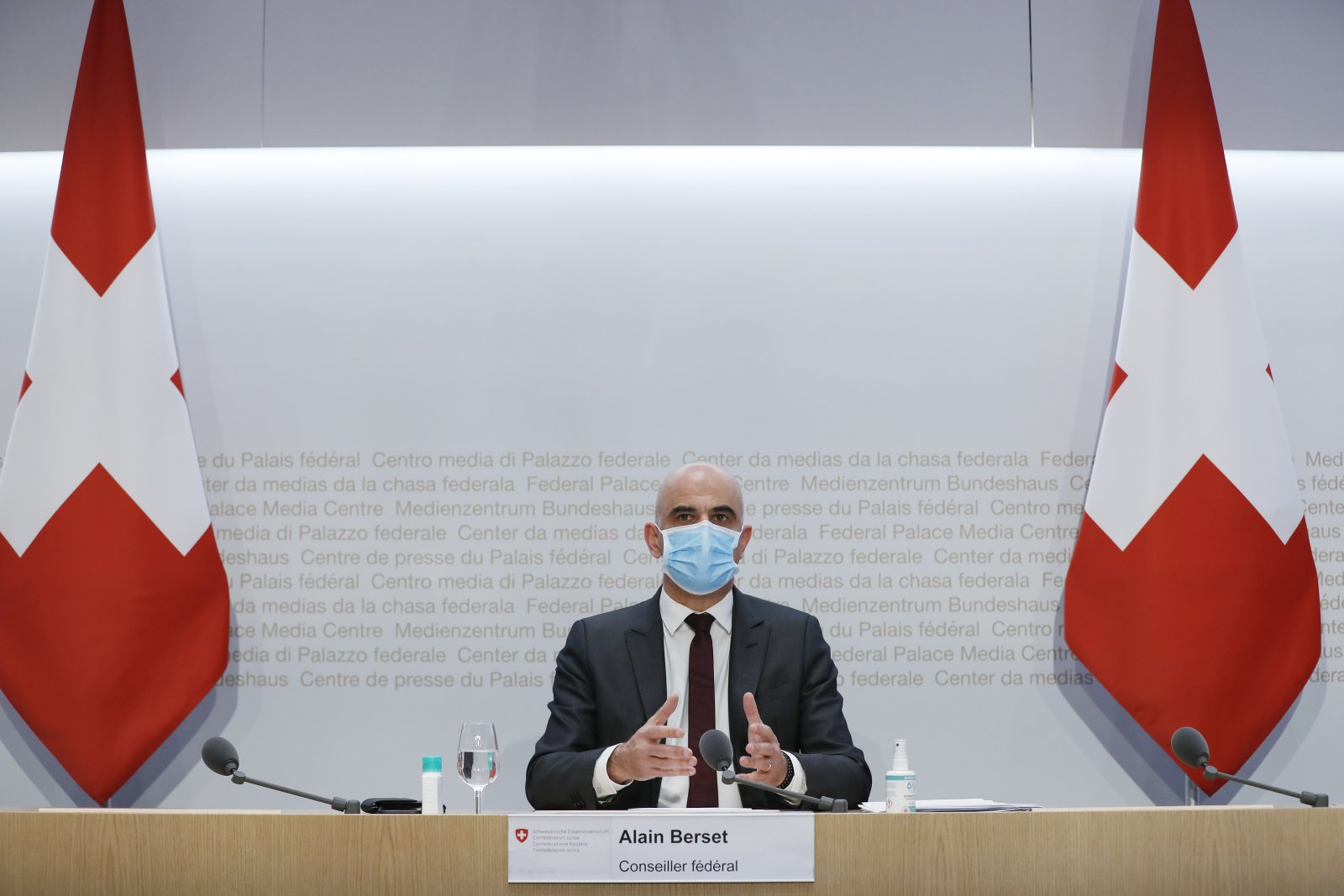 Bundesrat Alain Berset. Bild: Ruben Sprich