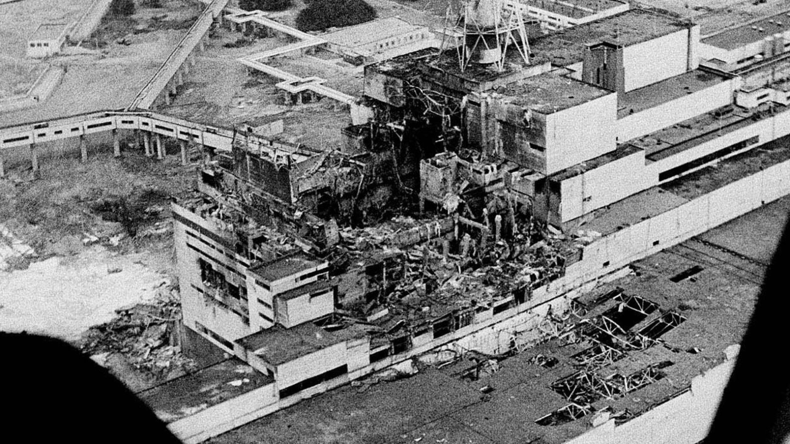Atomkraftwerk von Tschernobyl nach dem Unfall im Jahr 1986.