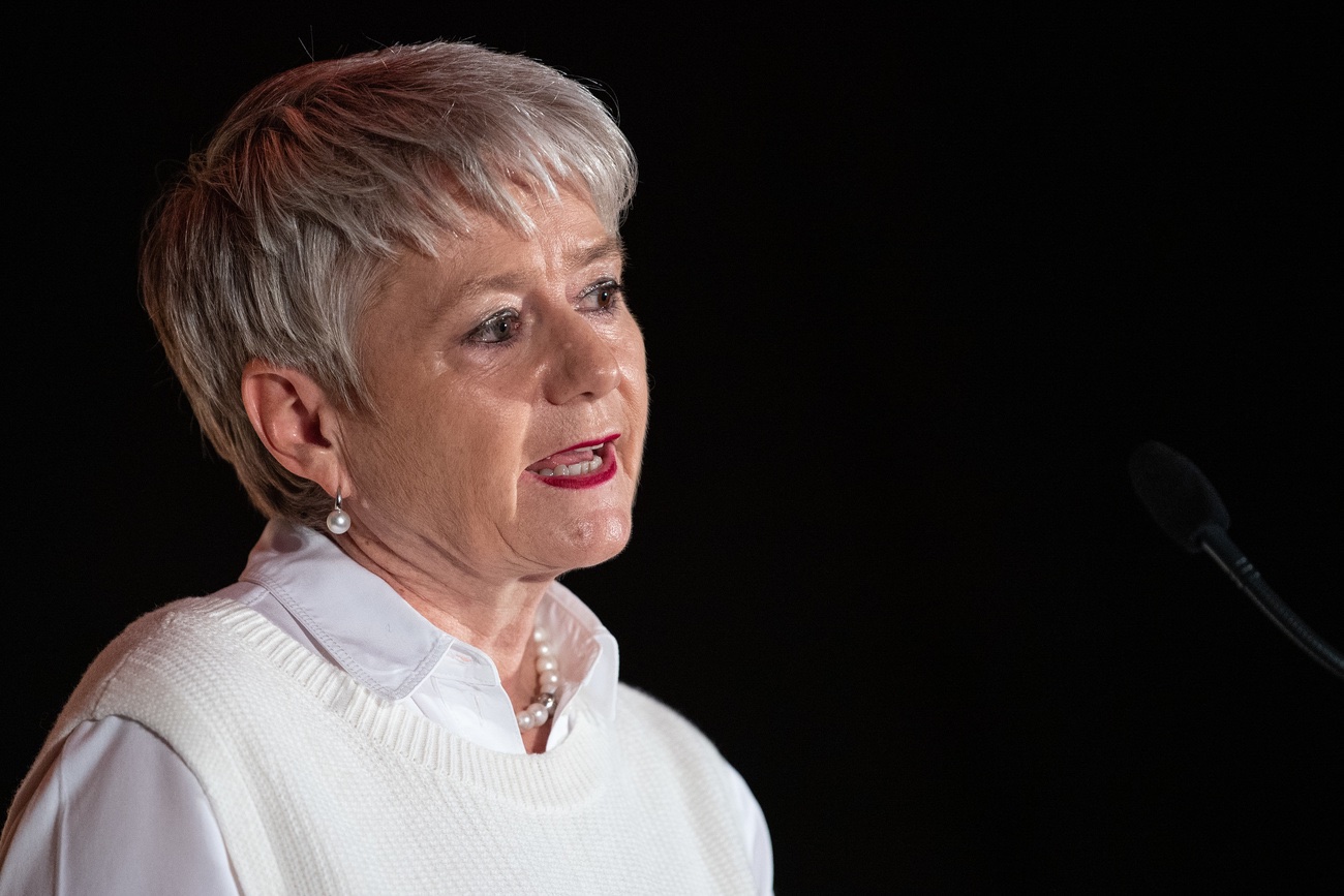 Ein Herz für «woke» Kunst: Regierungsrätin Jacqueline Fehr. Bild: Keystone