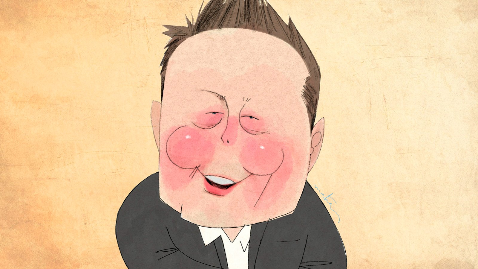 «Herr Doktor, ich brauche jetzt dringend Ihre Hilfe». Karikatur: Matias Tolsa