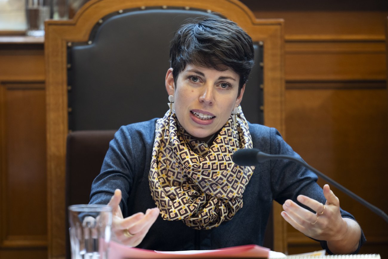 Musste eine Wahlniederlage gegen einen Mann aus dem eigenen Lager verkraften: Lisa Mazzone. Bild: Keystone
