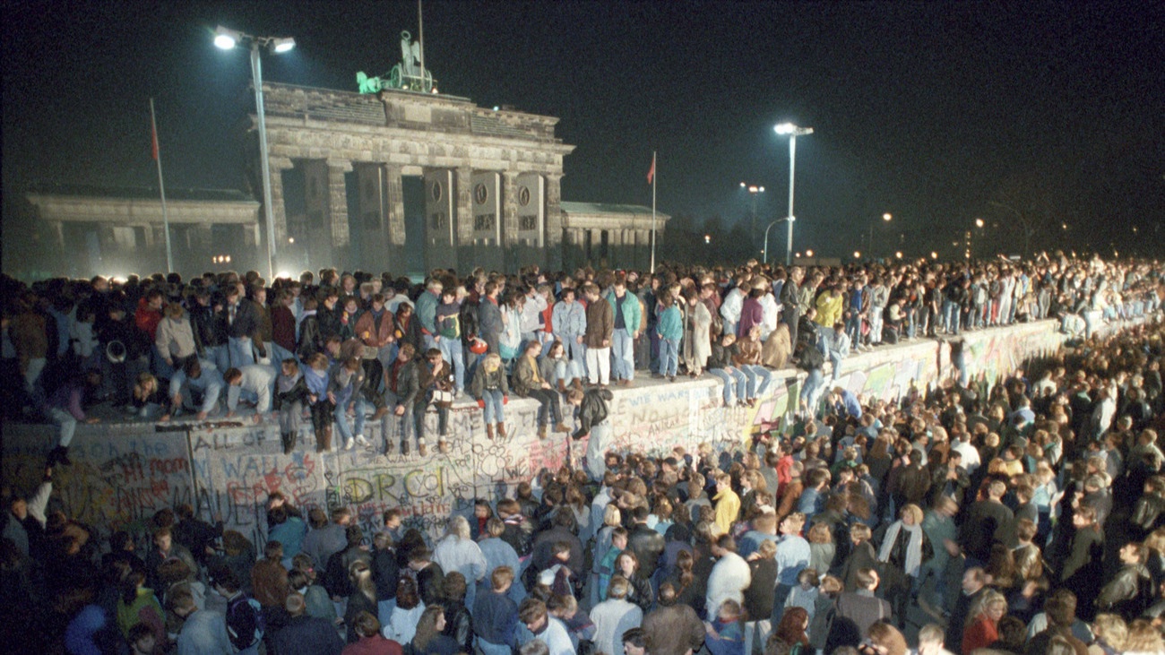 Berliner Mauer, 1989. Bild: Keystone