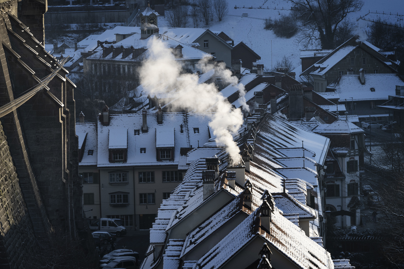 Wer fossile Energie zum Heizen verwendet, hat keine Chance eine genügende Energie-Etikette für sein Gebäude zu erhalten. (Bild: Keystone)