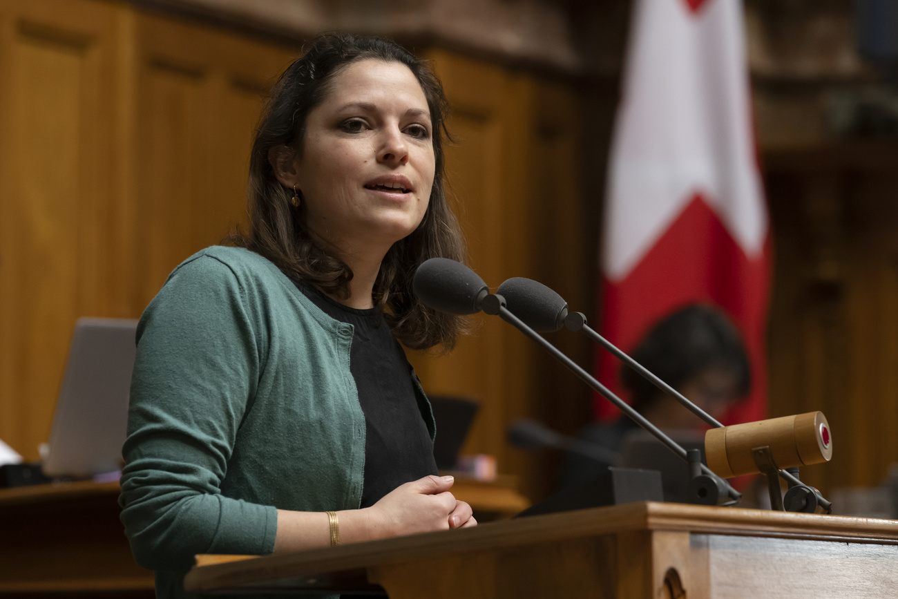 SP-Co-Präsidentin Mattea Meyer diagnostizierte «kalte Füsse» bei der SVP. (Bild: Keystone)
