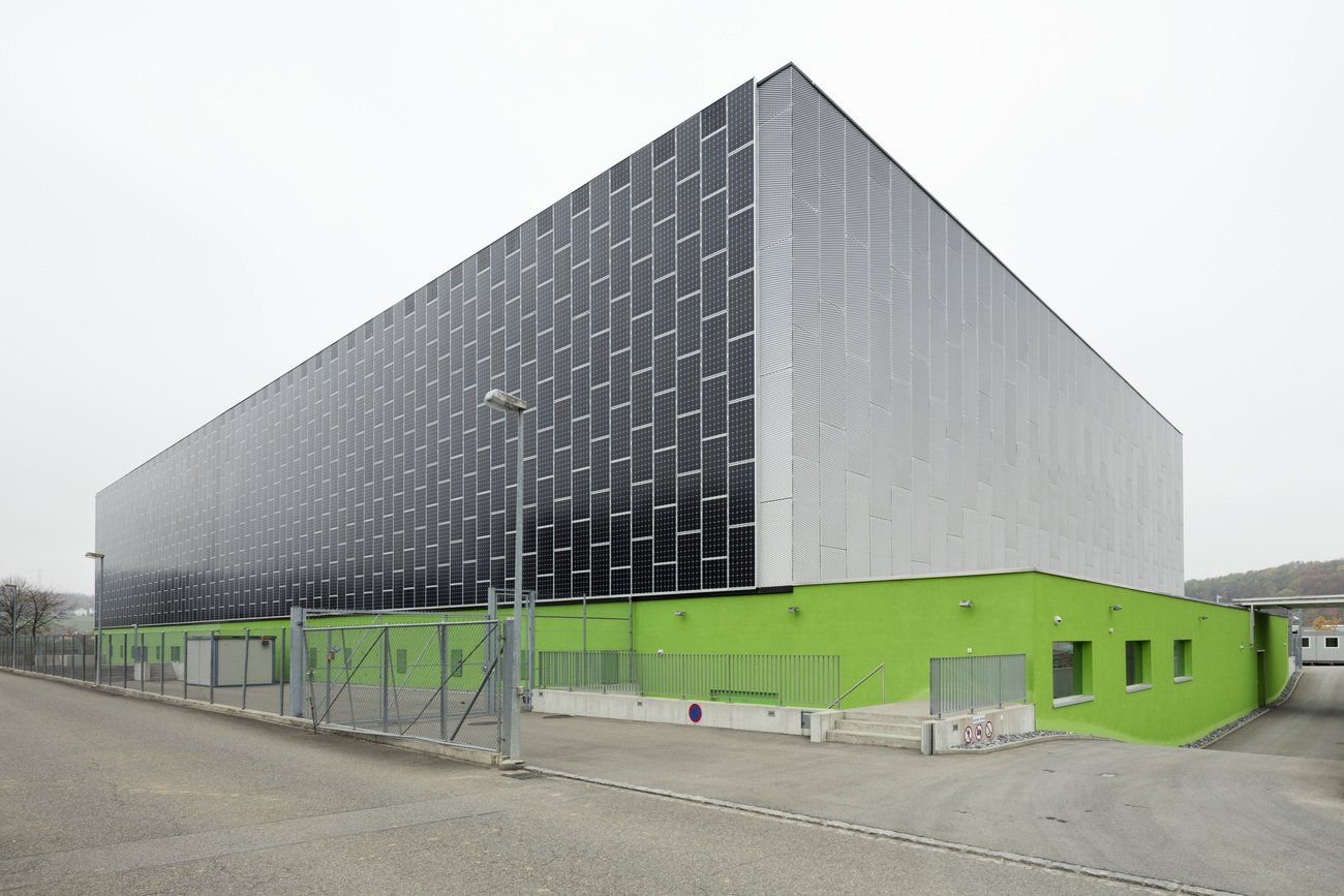 Der Mehrbedarf an Strom ist gewaltig: Rechenzentrum der Firma Green.ch in Lupfig (AG). Bild: Keystone