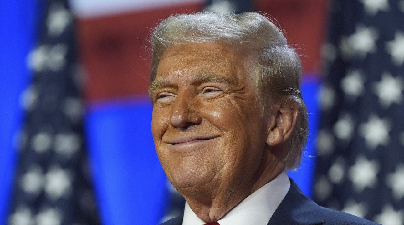 Neue Exportchancen für die Schweiz: Donald Trump bei der Siegesrede. Bild: Keystone