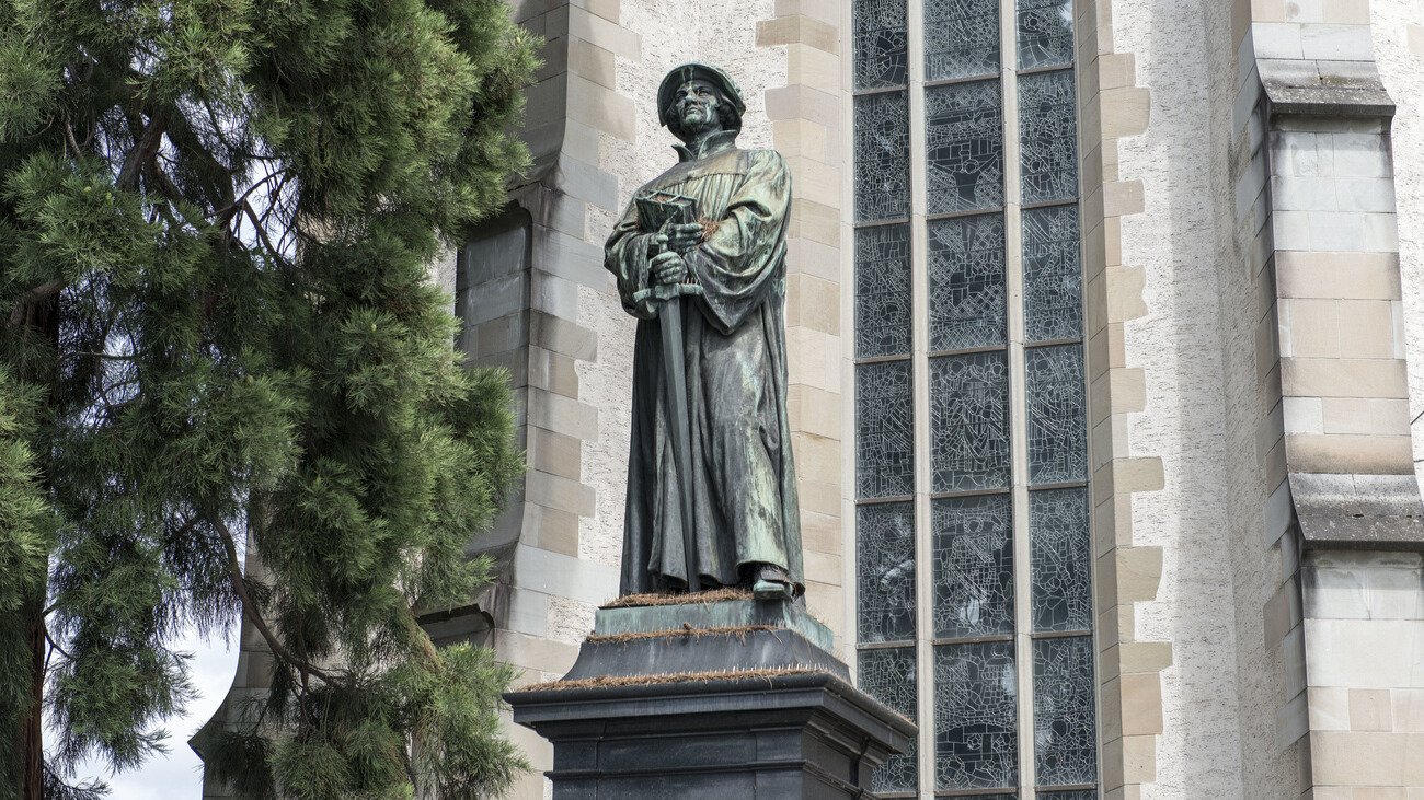 Ulrich Zwingli (1484-1531), Reformator. Er schrieb Schweizer Geschichte, wenn nicht Weltgeschichte. Bild: Keystone