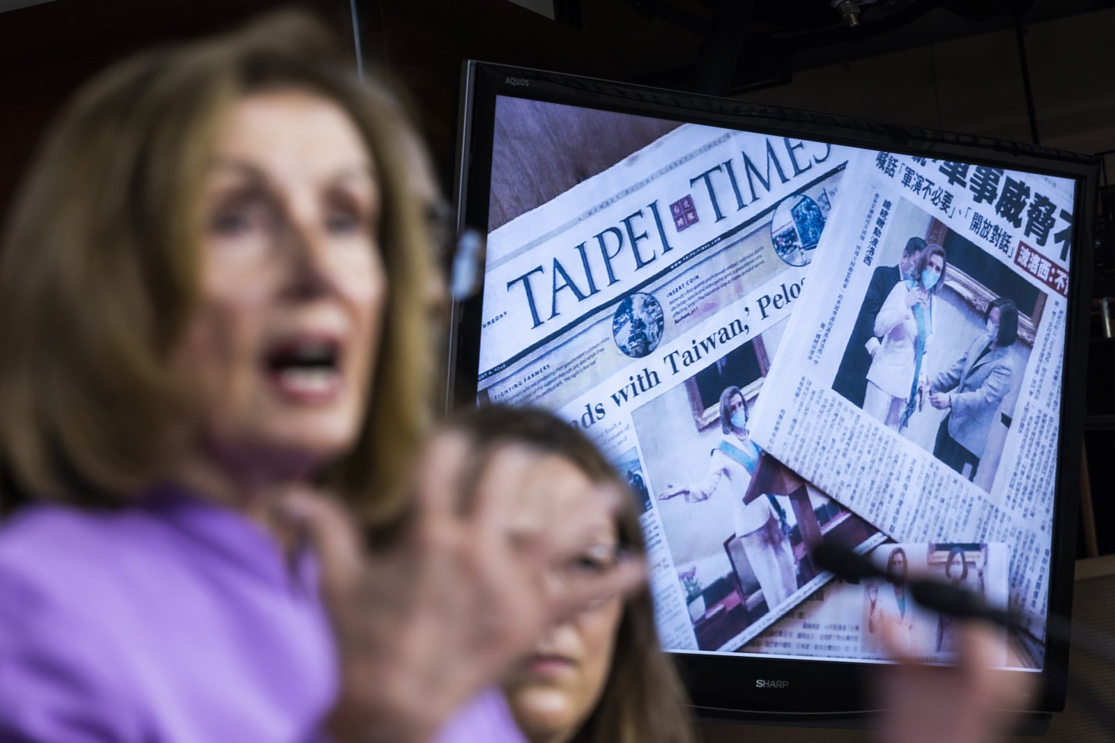 Nancy Pelosis Reise durch Taiwan sorgte international für Aufruhr. Bild: Keystone