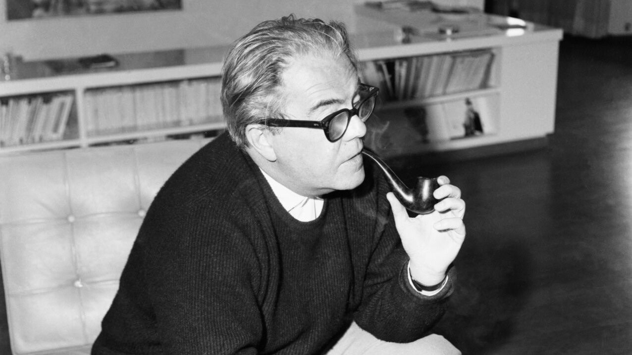 Portrait von Max Frisch, Schriftsteller, in seinem Haus in Berzona im Valle Onsernone, Kanton Tessin, aufgenommen im Jahr 1970. Bild: Keystone