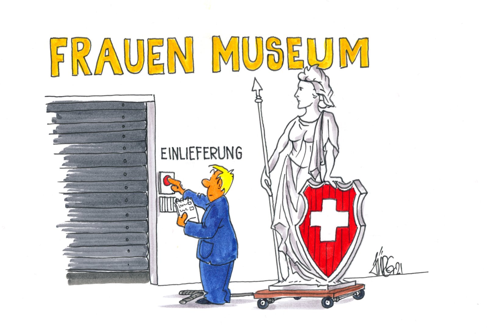 Gehören die Frauen ins Museum? Die Mehrheit des Nationalrats meint: Ja!