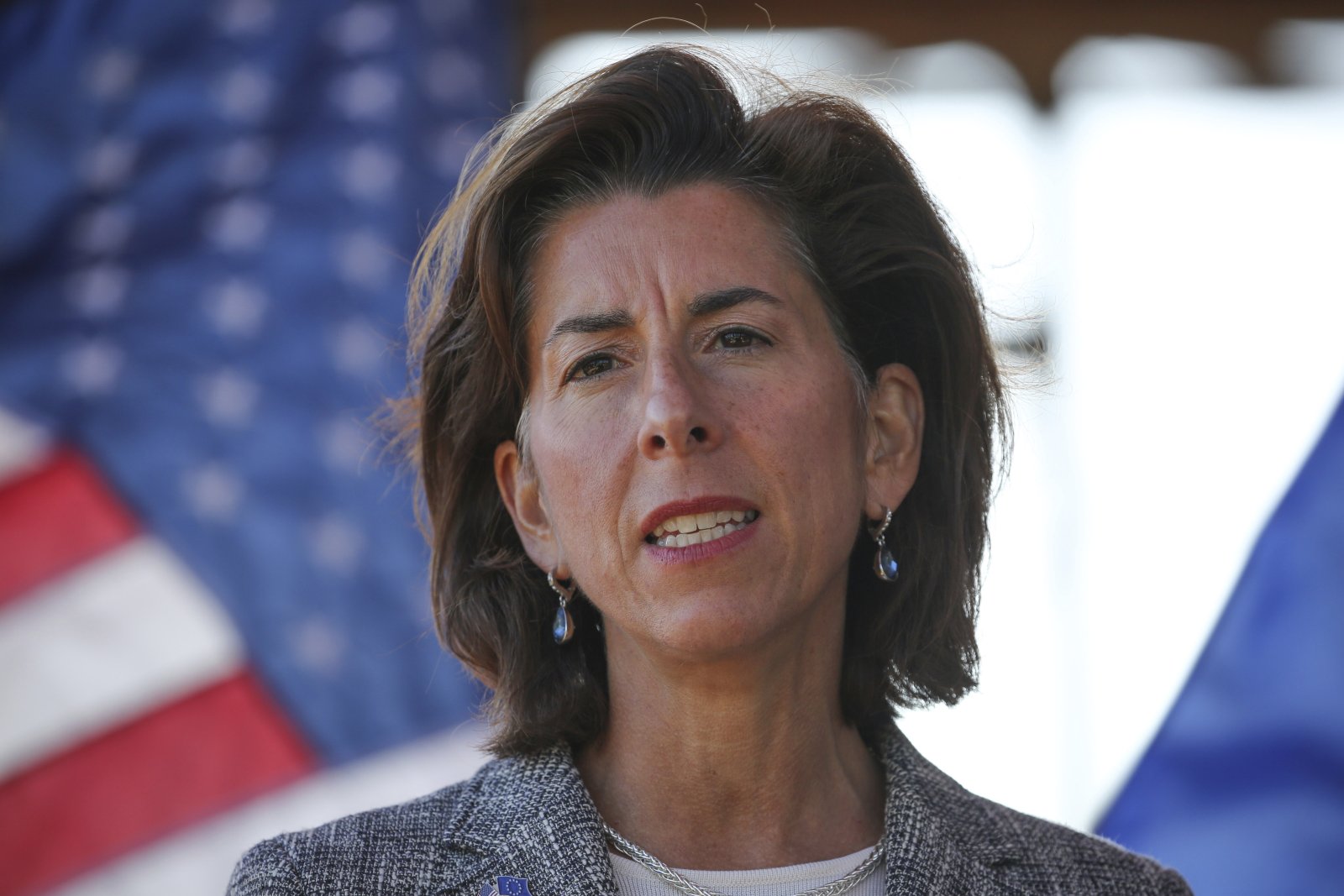 Wird sich mit Bundespräsident Parmelin in Übersee treffen: US-Wirtschaftsministerin Raimondo. Bild: Keystone-SDA